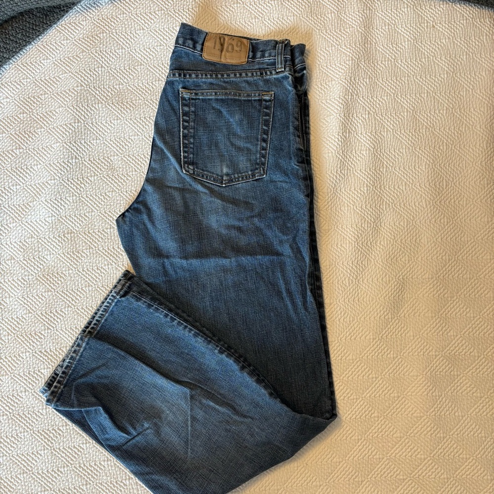 GAP Men's Medium Blue Straight-Leg Jeans